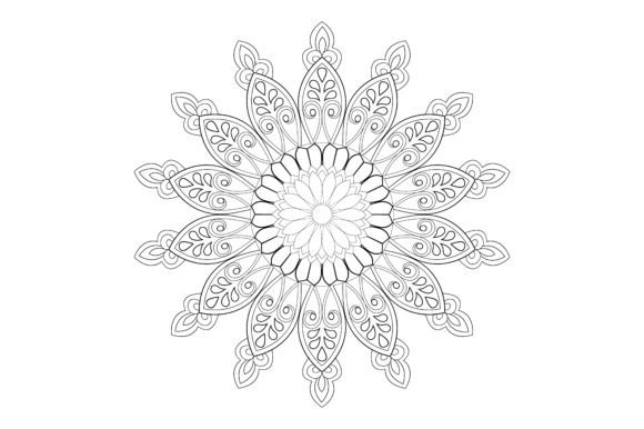 Download Vector Mandala Coloring Pages &amp; Books - Premium Resources