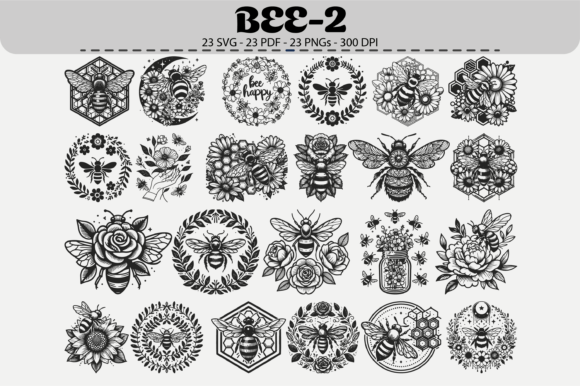 Download Bee Mandala Bundle – 23 Designs - Premium Resources
