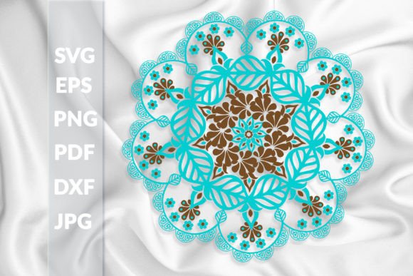 Download Vector Mandala Turquoise - Vector mandala Collection