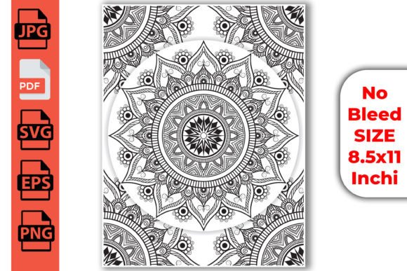Download Monochrome Mandala Colouring Pages KDP - Monochrome Collection