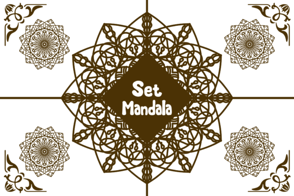 Download Mandala Set Background Ornate Design - Mandala set Collection