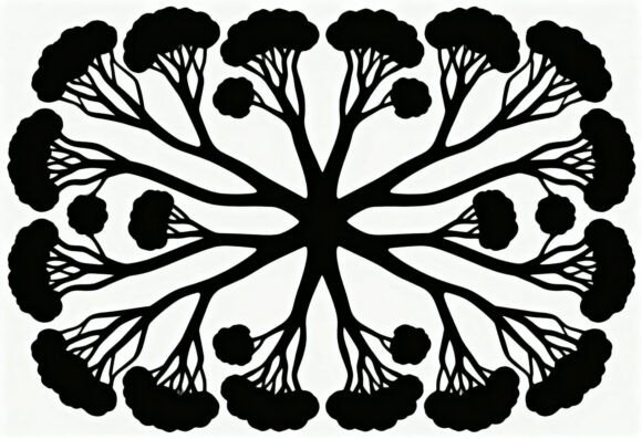 Download Black Tree Silhouette Mandala SVG - Premium Resources