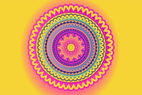 Download Gradient Mandala Isolated Background - Premium Resources
