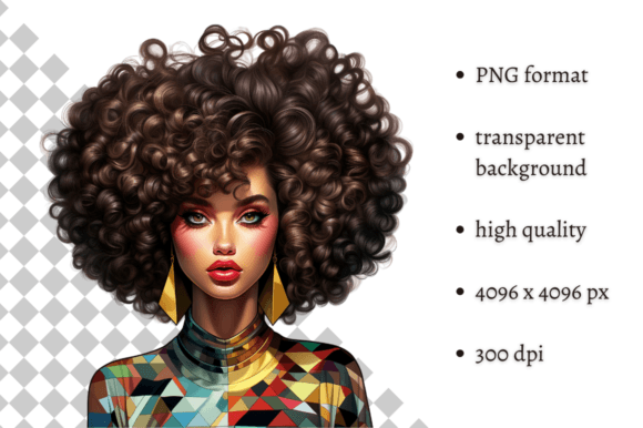 Download African American Ethnic Party Girl PNG - Ethnic Collection