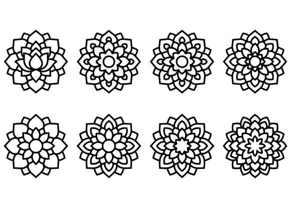 Download Floral Mandala Set - Mandala set Collection